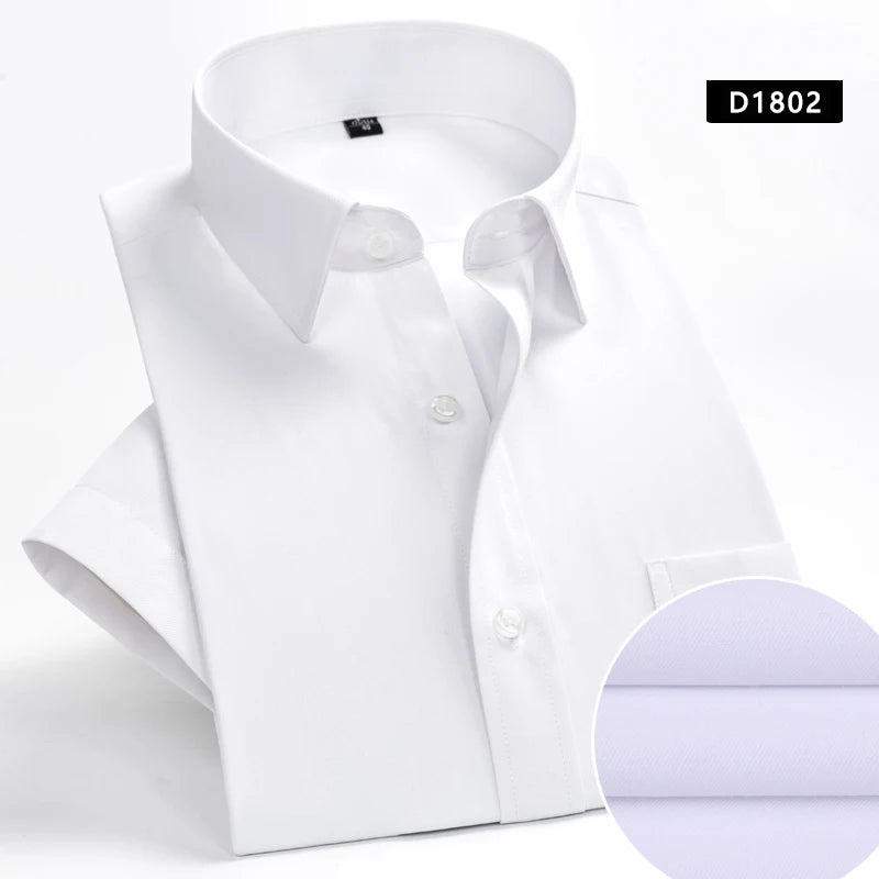Short Sleeve Dress Shirt Slim Fit