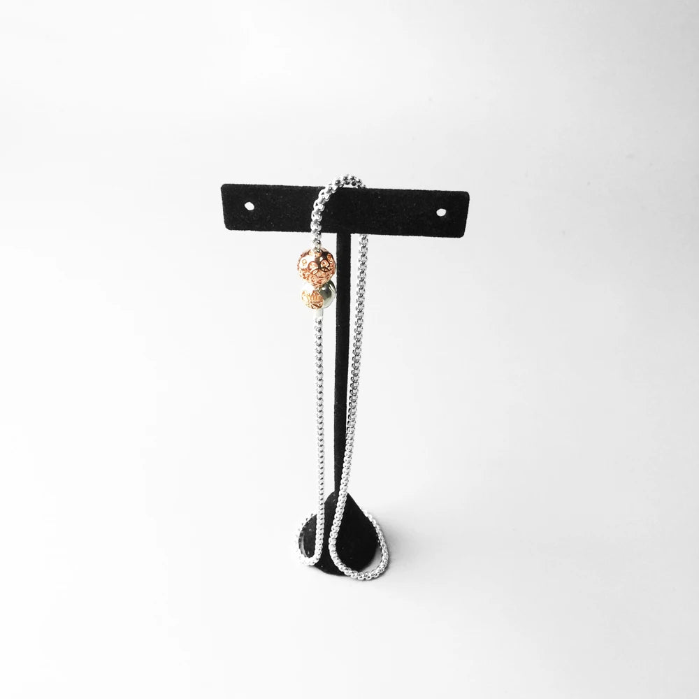 Sterling Silver Rose Gold Necklace