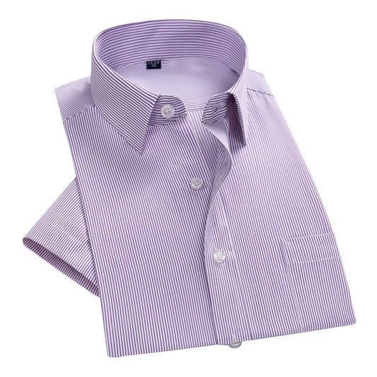 Short Sleeve Dress Shirt Slim Fit