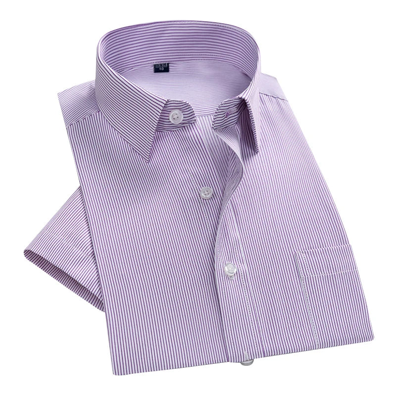 Short Sleeve Dress Shirt Slim Fit