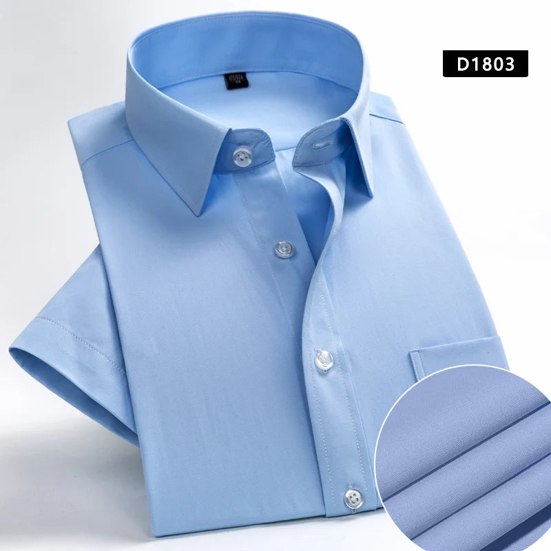 Short Sleeve Dress Shirt Slim Fit