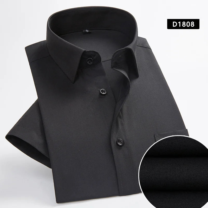 Short Sleeve Dress Shirt Slim Fit
