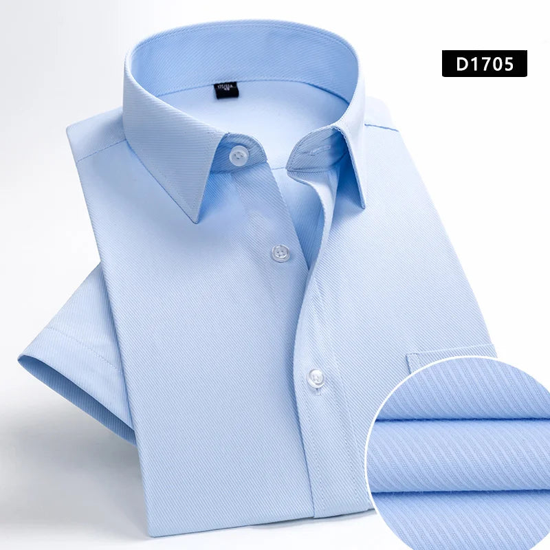 Short Sleeve Dress Shirt Slim Fit