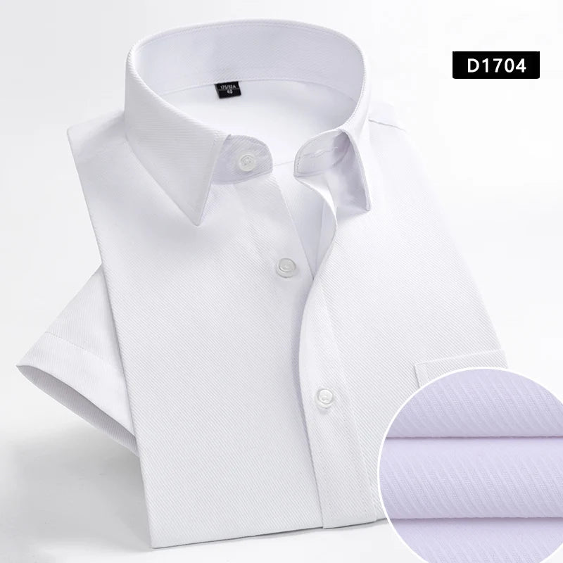 Short Sleeve Dress Shirt Slim Fit