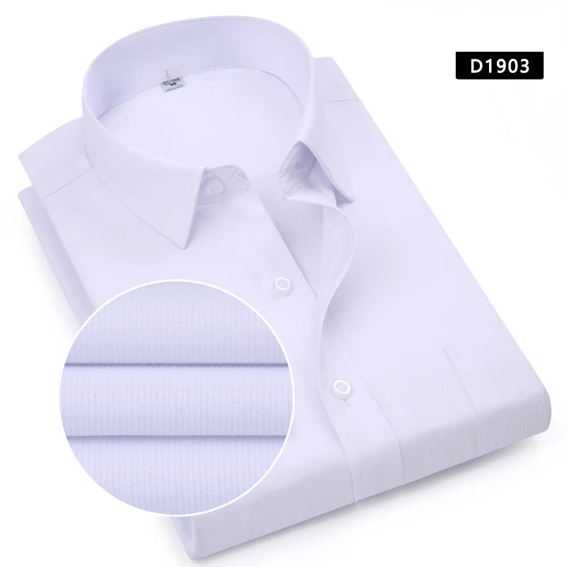 Short Sleeve Dress Shirt Slim Fit