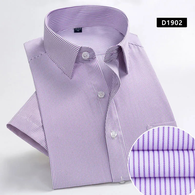 Short Sleeve Dress Shirt Slim Fit