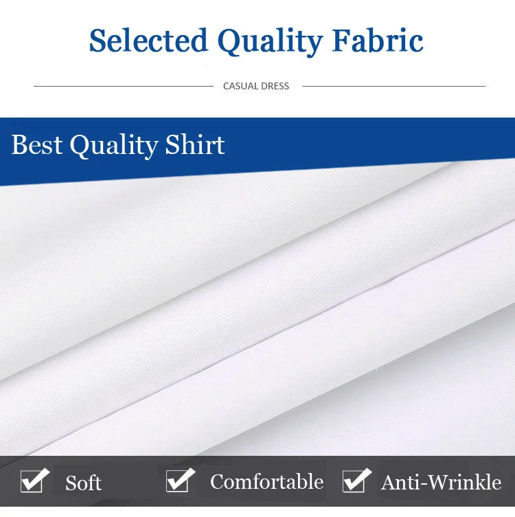 High Quality Non-ironing Men Dress Shirt -Short Sleeve