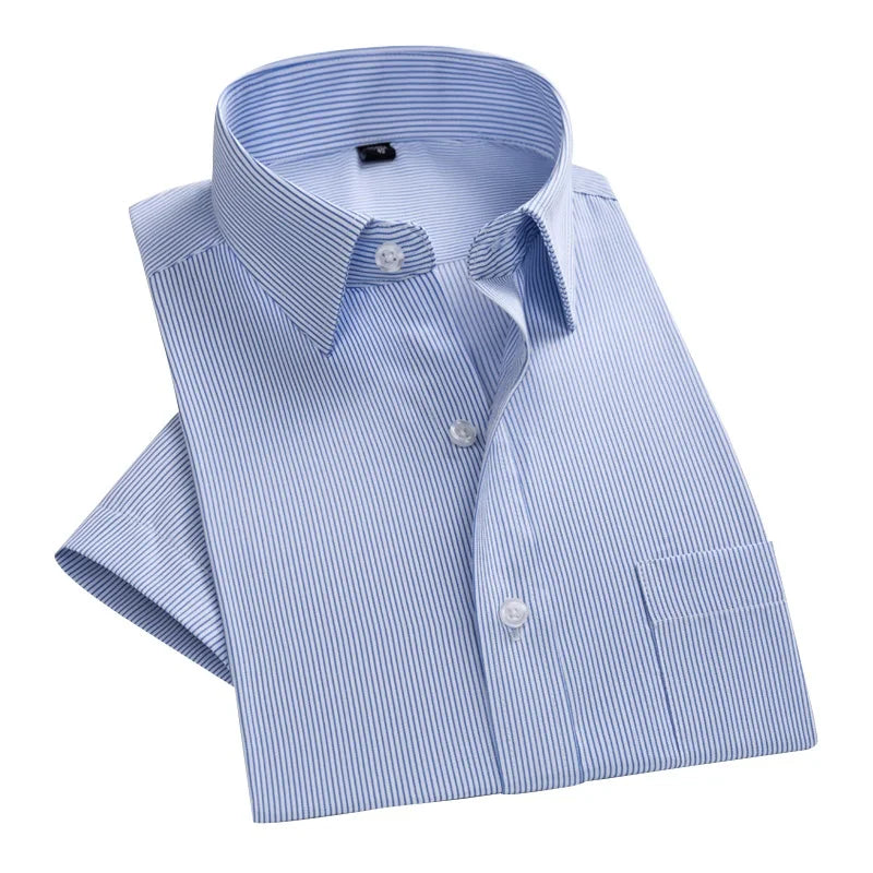 Short Sleeve Dress Shirt Slim Fit