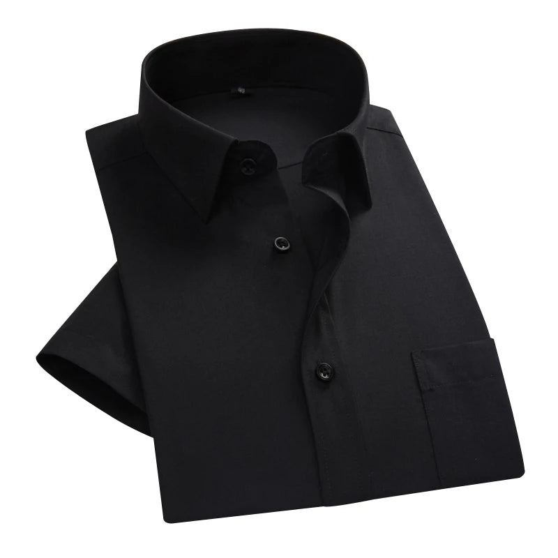 Short Sleeve Dress Shirt Slim Fit