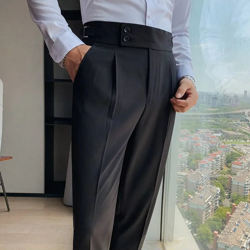 Winkle free Korean Style Trousers for Men