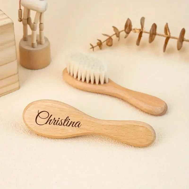 Custom Engraved Baby Brush a Keepsake for Newborns The Perfect Present for New Mothers
