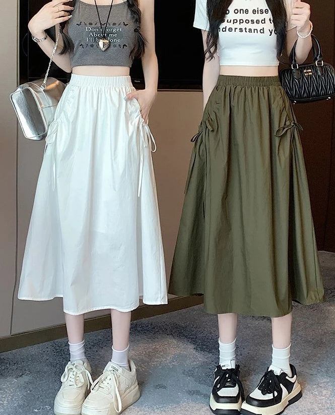 Skirts For Women Drawstring Cargo