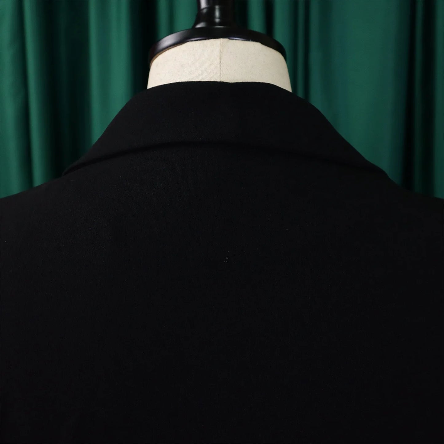 Pleated Mid-Calf Solid Dress