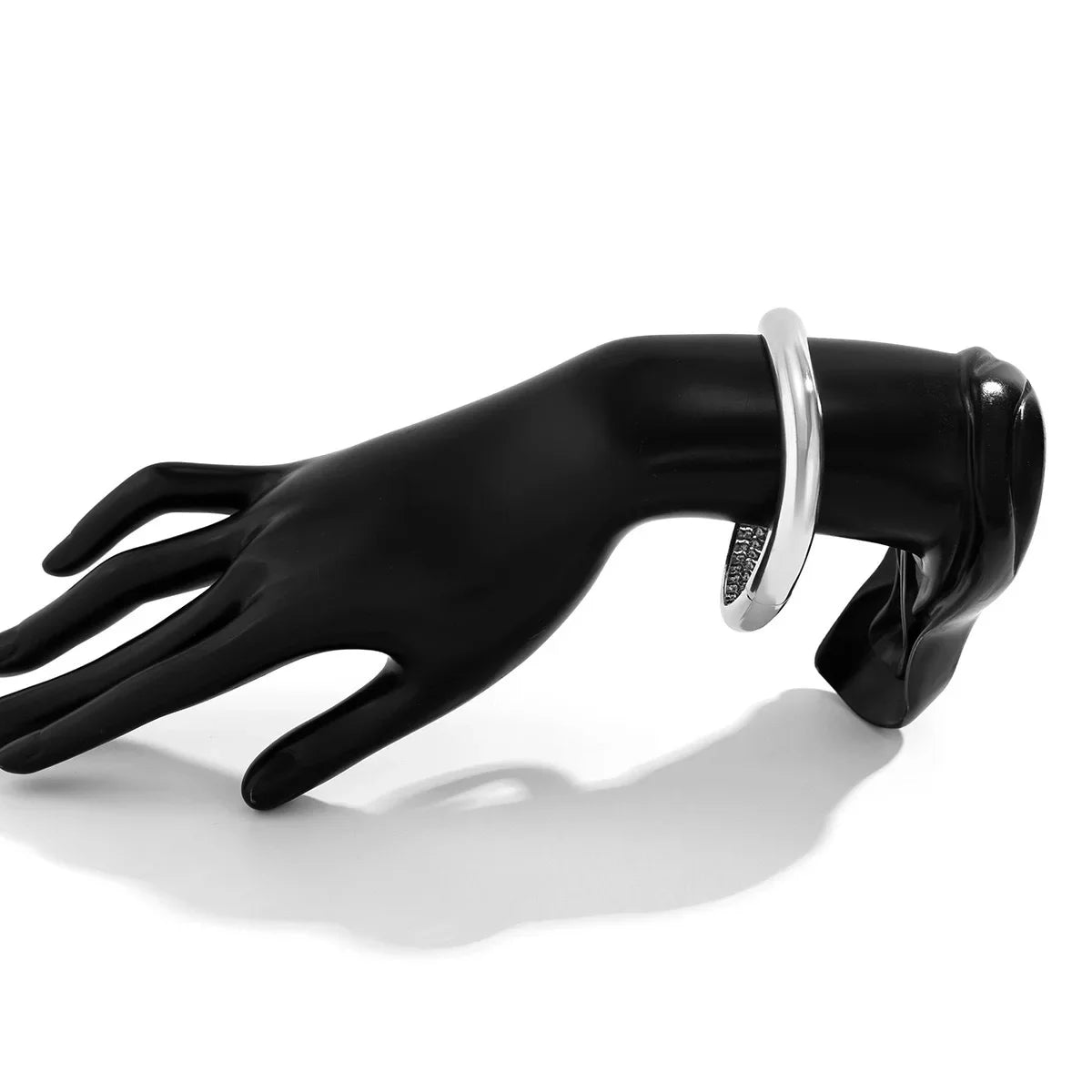 Bracelet for Women 2024 Design Sense Fashion Trend Metal Smooth Water Drop Hug Jewelry Pulseras Mujer Sterling Silver 925 Girl