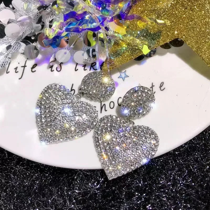 Luxurious Heart Earrings