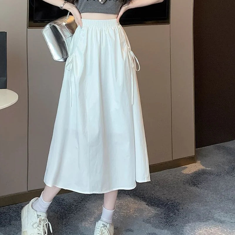 Skirts For Women Drawstring Cargo