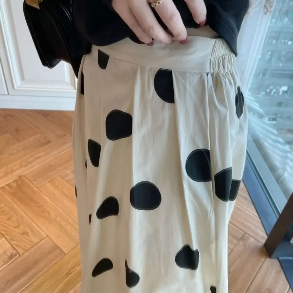 Chic and Elegant High Waist  Skirt - Vintage