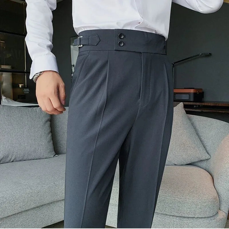 Winkle free Korean Style Trousers for Men