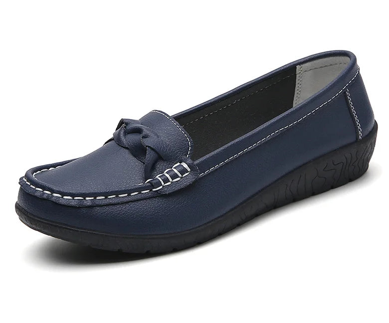 New Soft Leather Flat Shoes