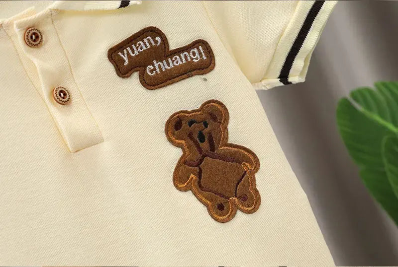 Baby Boy Clothes Set T-shirt+Shorts Kids Boy Summer Clothes