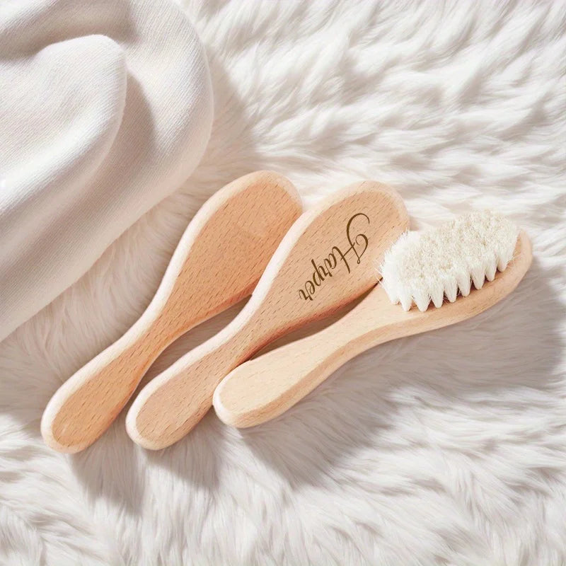 Custom Engraved Baby Brush Keepsake