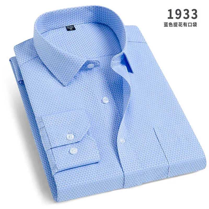 New Men's Dress Shirt Classic Solid