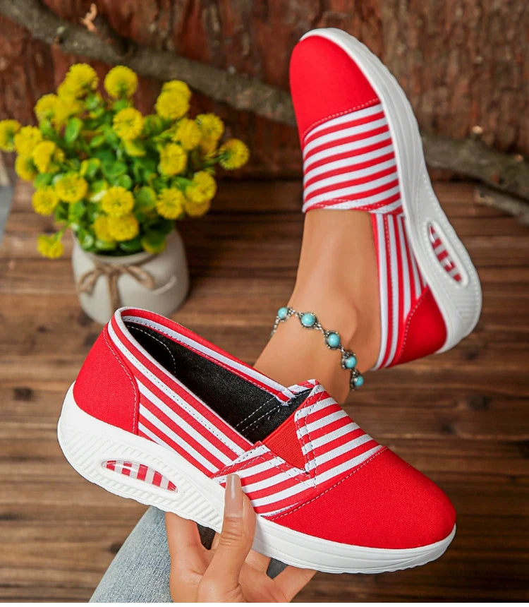 Women's Heels Sneaker New Wedges Heeled Casual Shoes Elegant Casual Sneakers