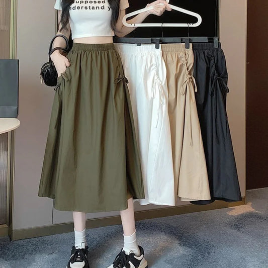 Skirts For Women Drawstring Cargo