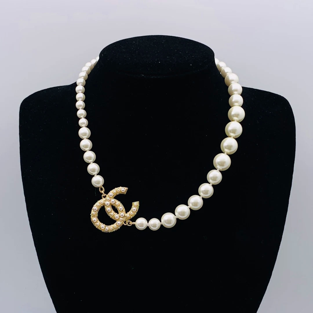 Limited Edition Gold Plated Double C Necklace