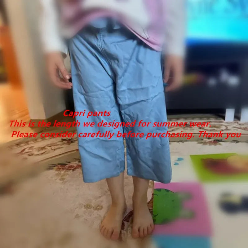 Children Wide Leg Pants