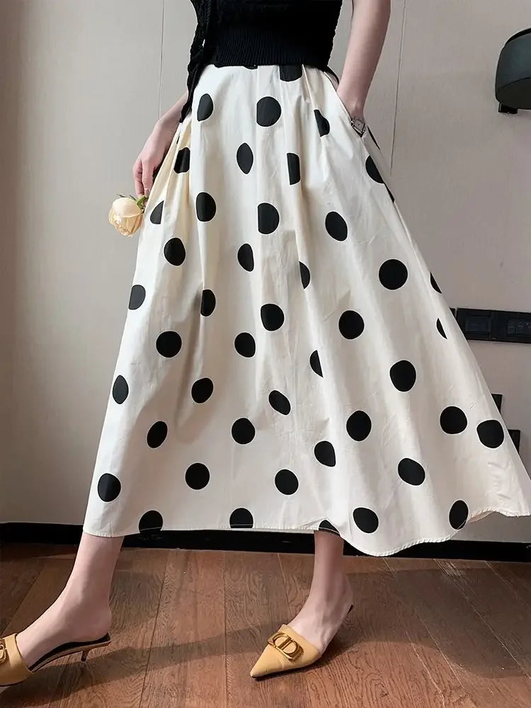 Chic and Elegant High Waist  Skirt - Vintage