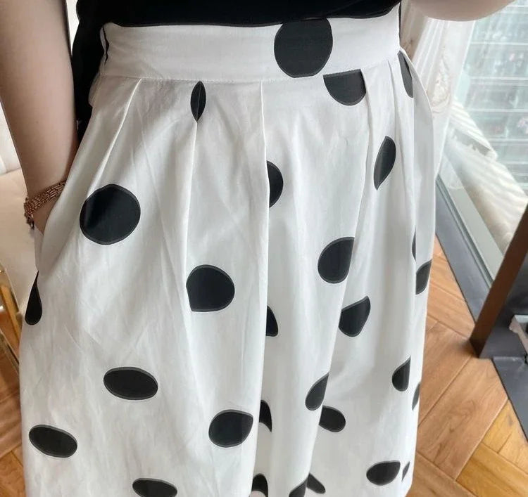 Chic and Elegant High Waist  Skirt - Vintage