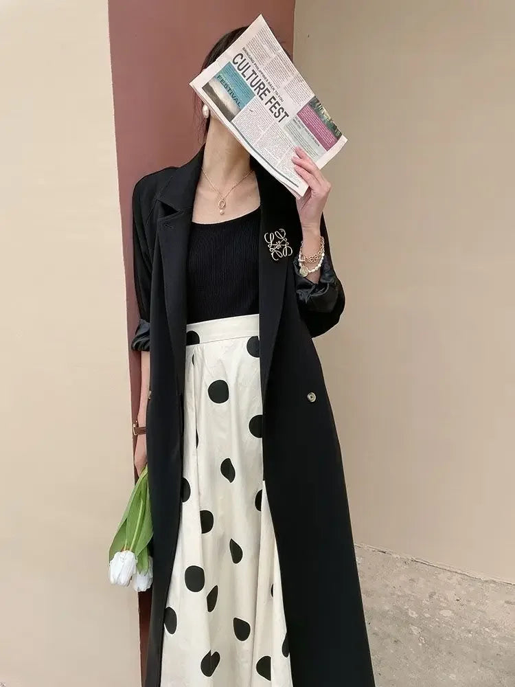 Chic and Elegant High Waist  Skirt - Vintage