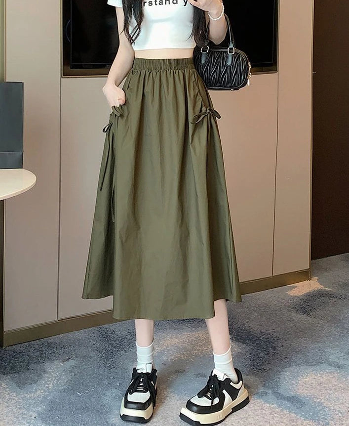 Skirts For Women Drawstring Cargo