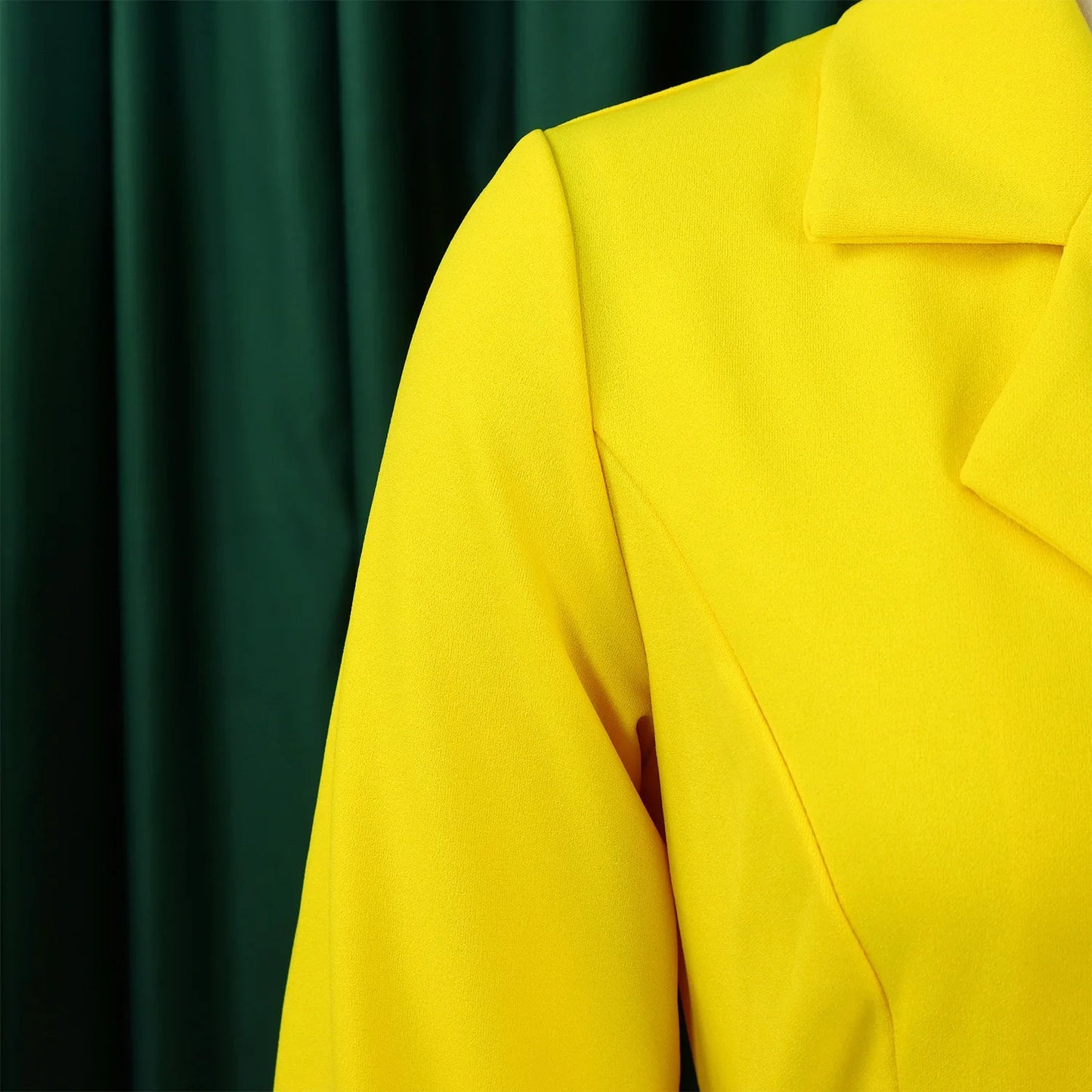 Pleated Mid-Calf Solid Dress