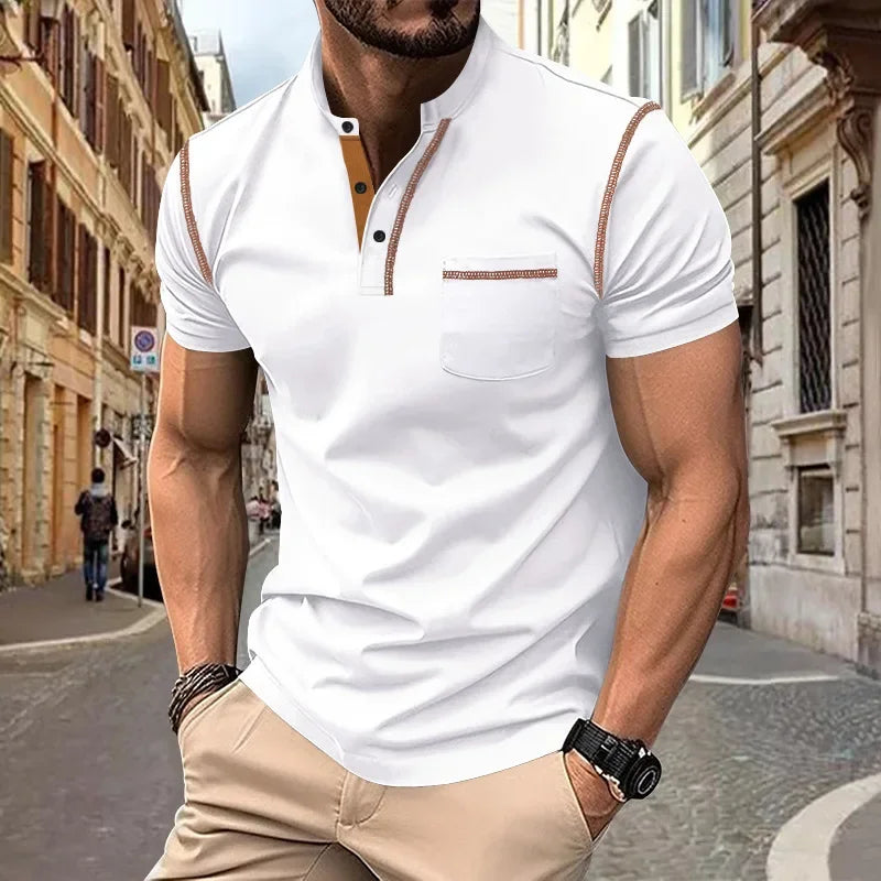 Polo  Casual Short-sleeved Polo Shirt for Men