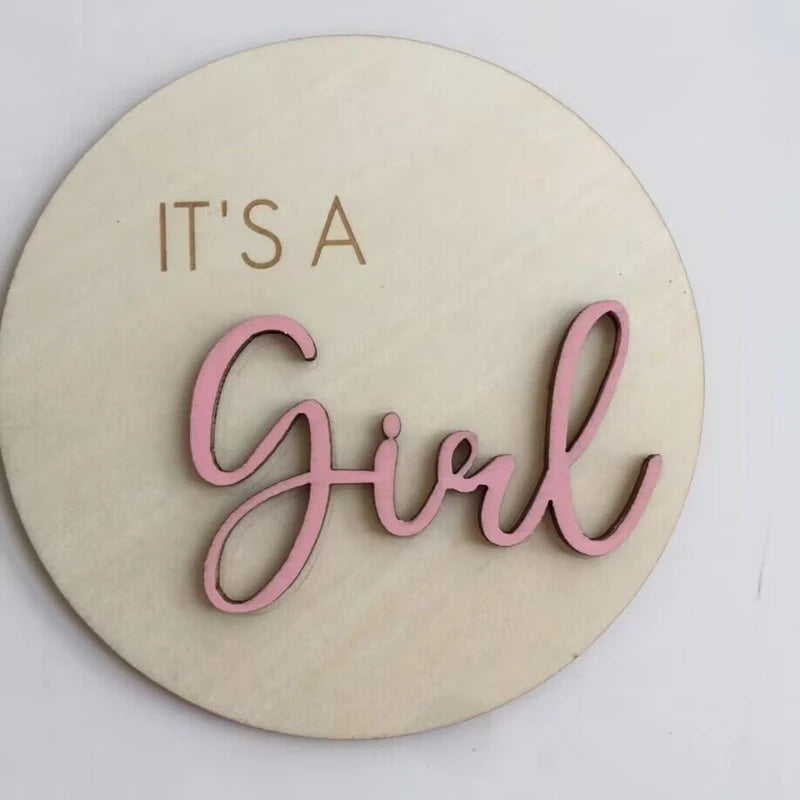 Boho Wooden Gender reveal