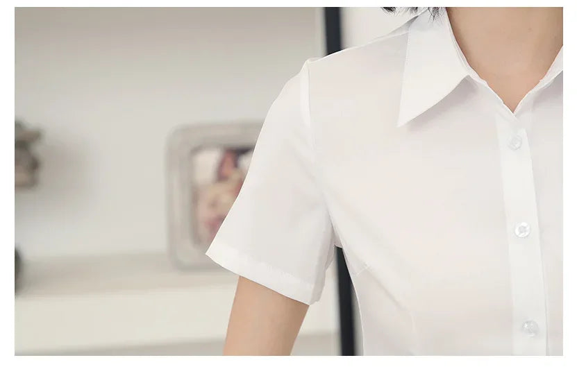 Fashion V-neck shirt Short Sleeve