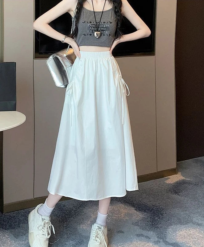 Skirts For Women Drawstring Cargo