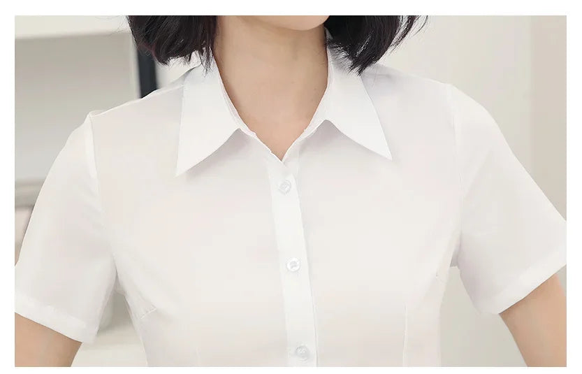 Fashion V-neck shirt Short Sleeve