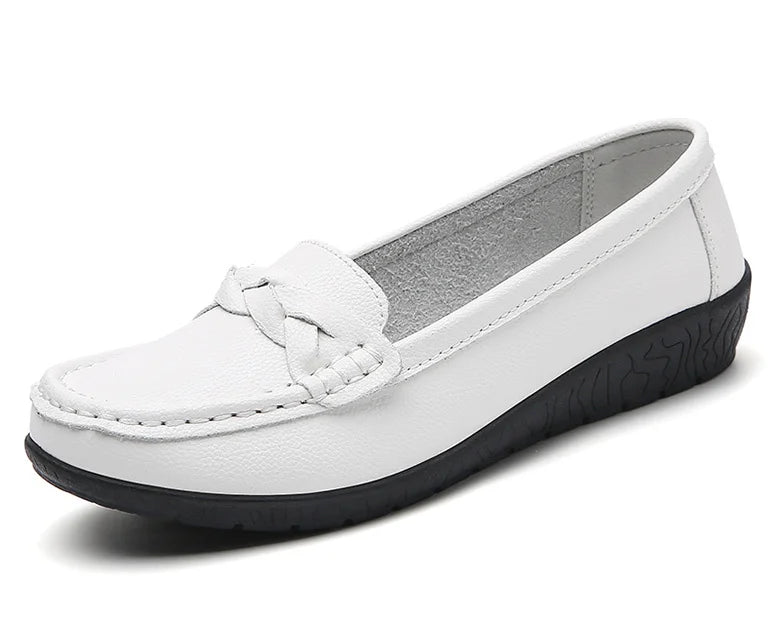 New Soft Leather Flat Shoes