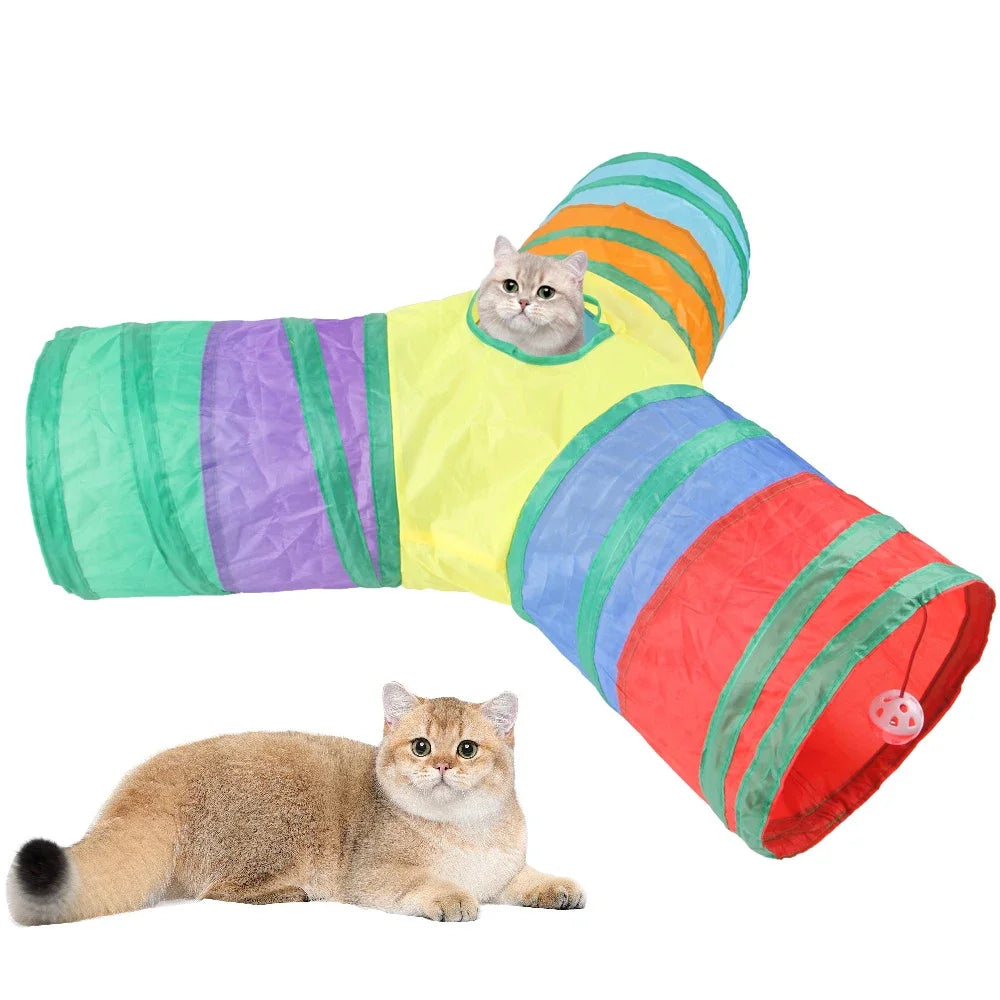 Cat Tunnel Pet Tube Collapsible Play Toy