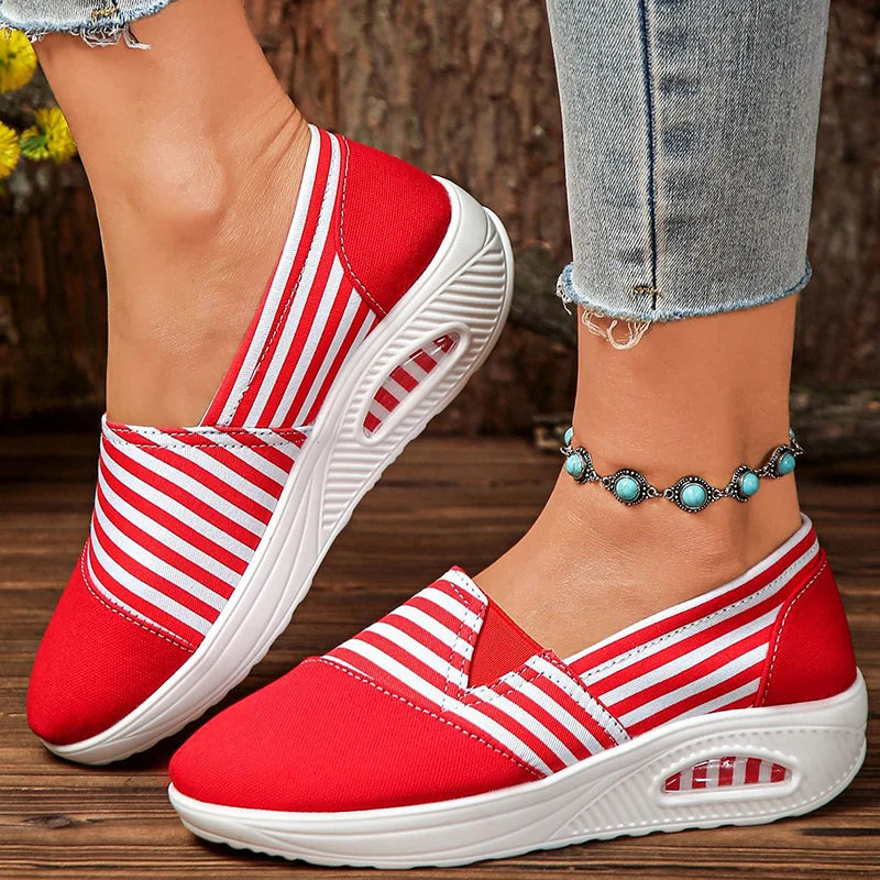 Women's Heels Sneaker New Wedges Heeled Casual Shoes Elegant Casual Sneakers