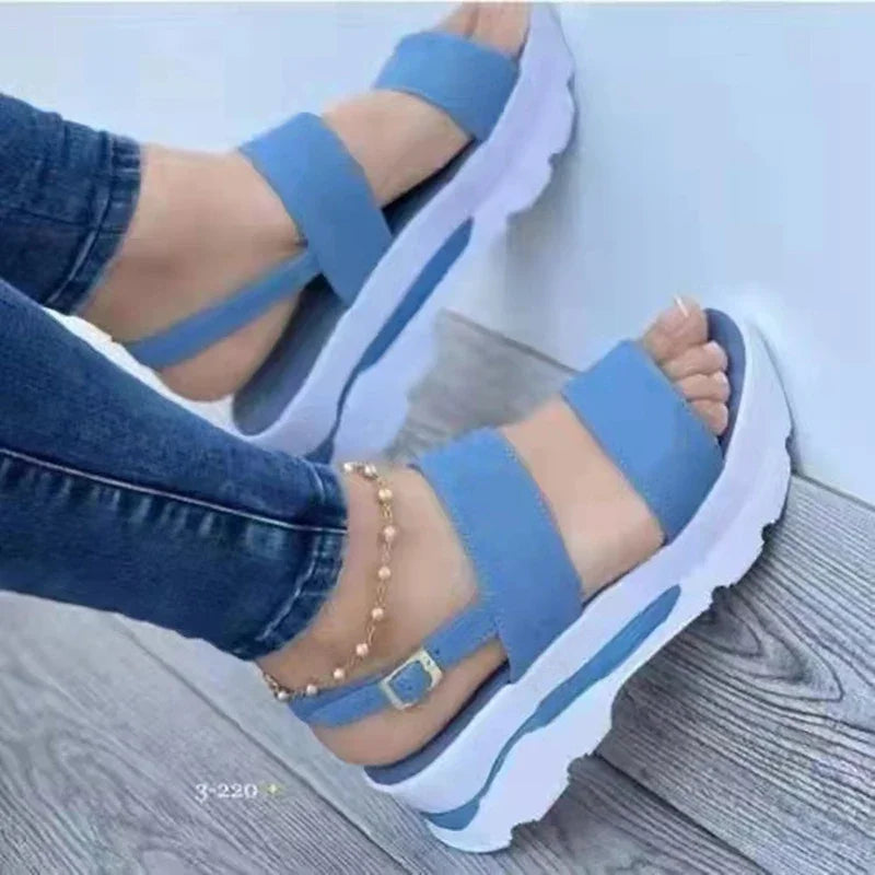Women's Wedges Sandals  Summer New Woman Low Platform