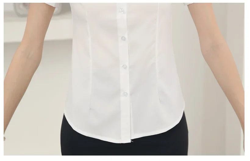 Fashion V-neck shirt Short Sleeve