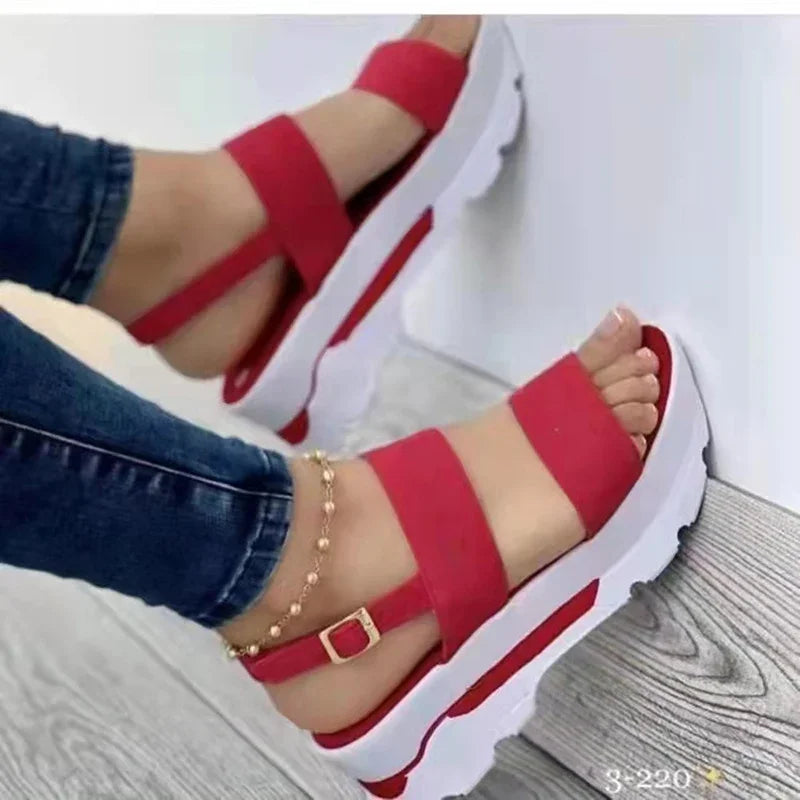 Women's Wedges Sandals  Summer New Woman Low Platform