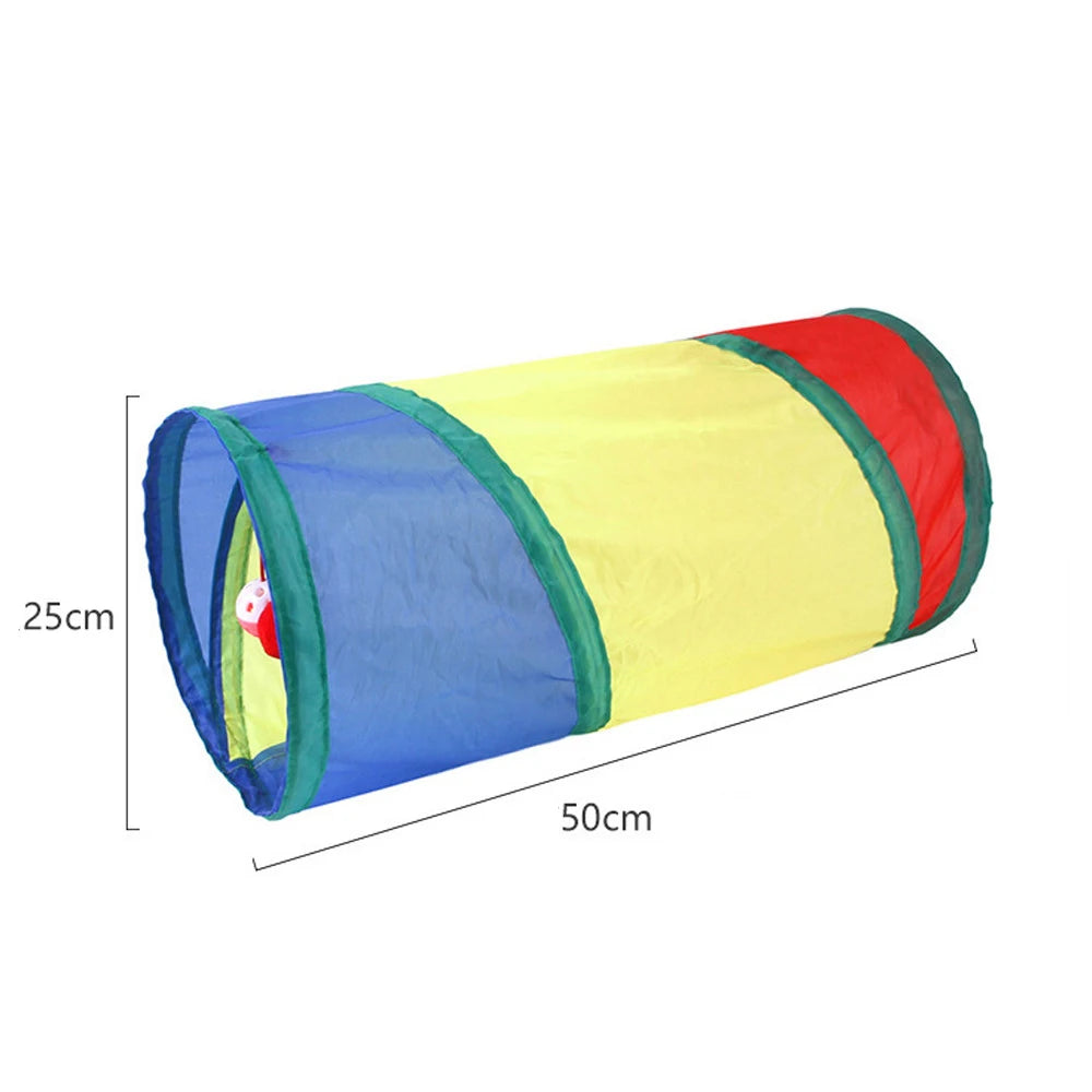 Cat Tunnel Pet Tube Collapsible Play Toy Indoor Outdoor and Kitty or  Puppy Toys for  Exercising, Hiding or Training