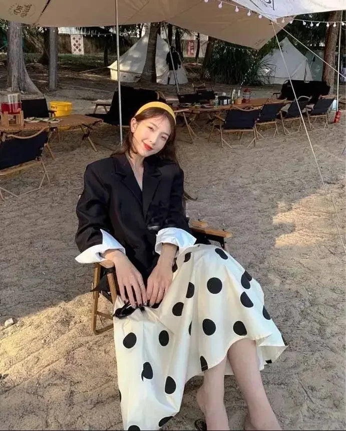 Chic and Elegant High Waist  Skirt - Vintage