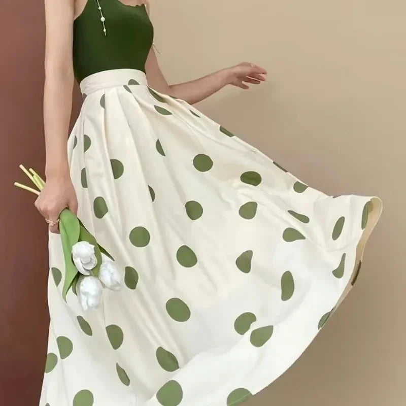 Chic and Elegant High Waist  Skirt - Vintage