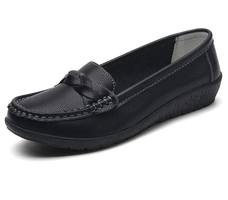 New Soft Leather Flat Shoes